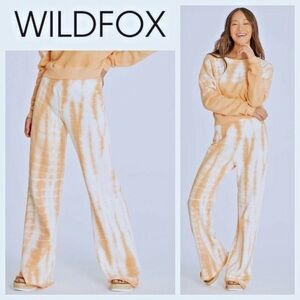 Wildfox Jude Melon Sweatpants Tie Dye Orange
Wide Leg (S)